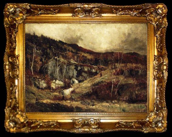framed  Robert Crannell Minor In the Adirondacks, ta009-2